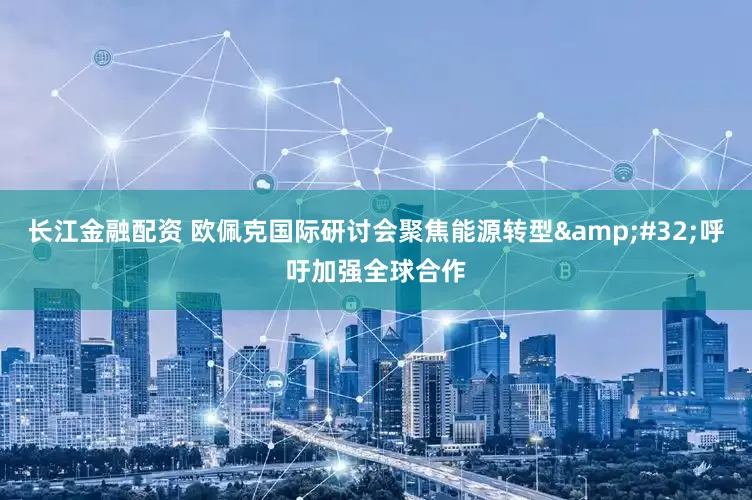 长江金融配资 欧佩克国际研讨会聚焦能源转型&#32;呼吁加强全球合作